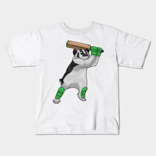 Honey badger Cricket Cricket bat Kids T-Shirt